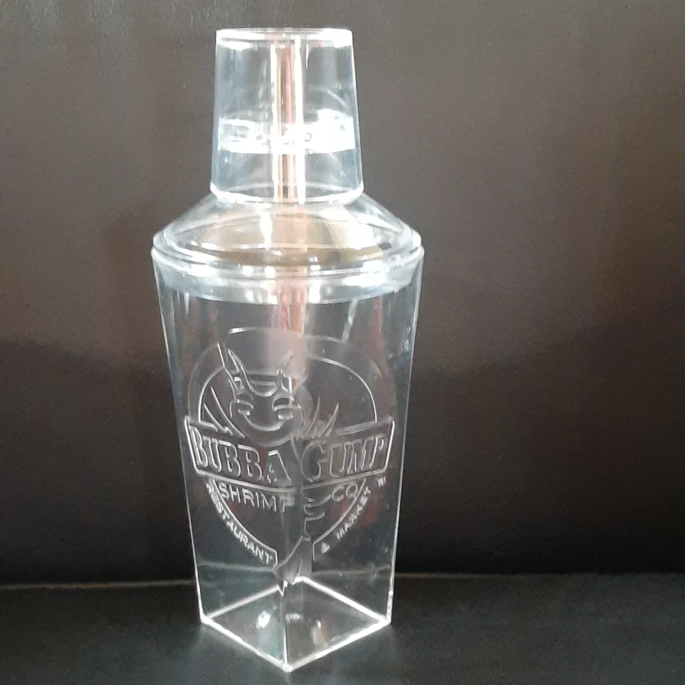 Bubba Gump Shrimp Clear Cocktail Shaker